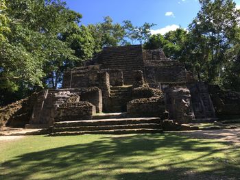 View of old ruin building