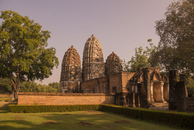 View of temple against sky