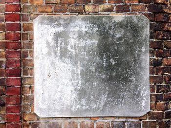 Close-up of brick wall