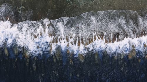 Panoramic view of waterfall