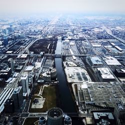 Aerial view of cityscape