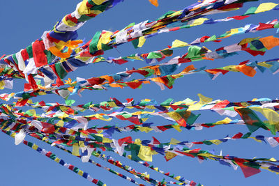 Prayer flags at bouddhanath stupa