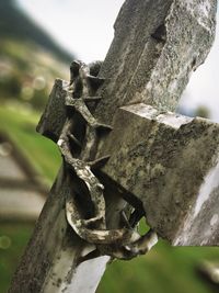 Close-up of rusty metal