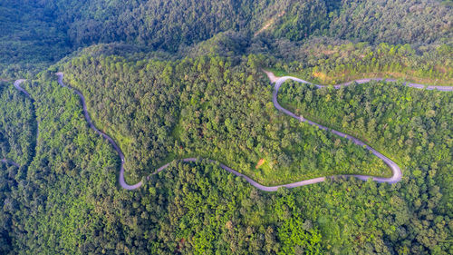 High angle view of landscape