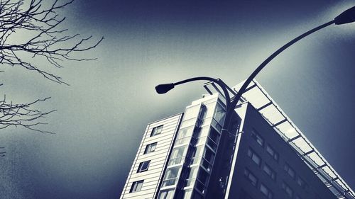 Low angle view of building against sky