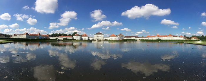 Nymphenburg between sky and water