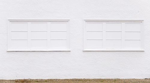 White wall with window