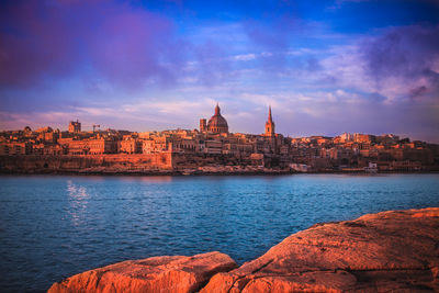 View of city at waterfront