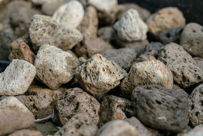 Full frame shot of pebbles