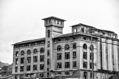 Low angle view of historical building