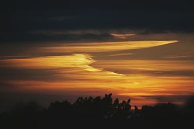 Scenic view of sky at sunset