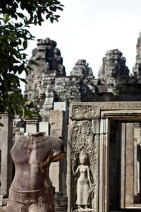 View of buddha statue