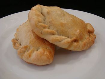 High angle view of bread in plate