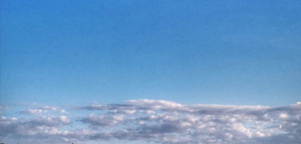 Low angle view of clouds in sky