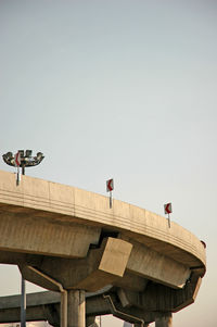 Low angle view of bridge against sky