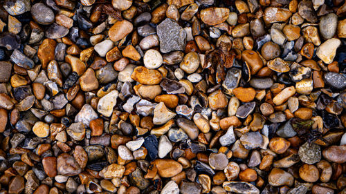 Full frame shot of stones