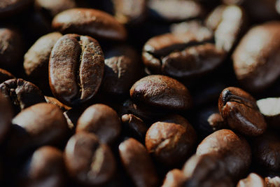 Full frame shot of coffee beans