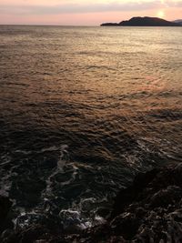 Scenic view of sea