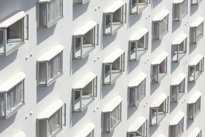 High angle view of residential building