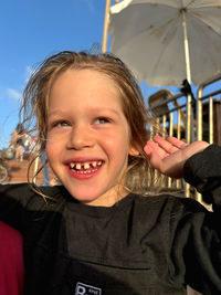 Portrait of young woman