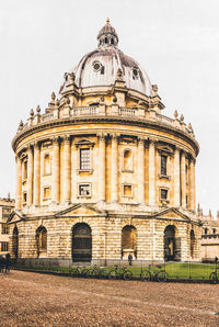 Low angle view of historical building against sky