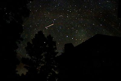 Low angle view of stars in sky