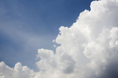 Low angle view of clouds in sky