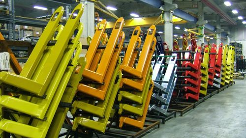 Row of chairs in stadium