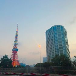 Low angle view of buildings against sky