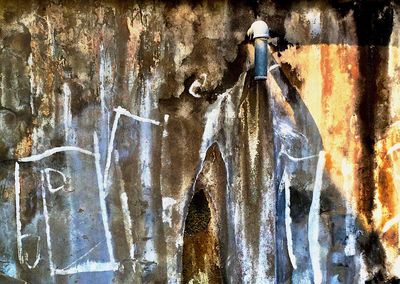 Full frame shot of weathered wall