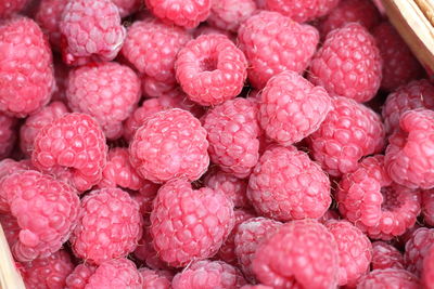 Full frame shot of strawberries