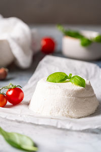 Close-up of food on table