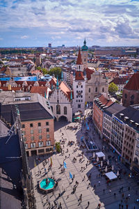 Munich a view from marienplazt 