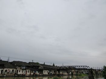 Panoramic view of city against sky