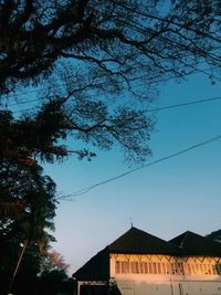 Low angle view of building against sky