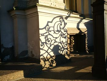 Entrance to historic building