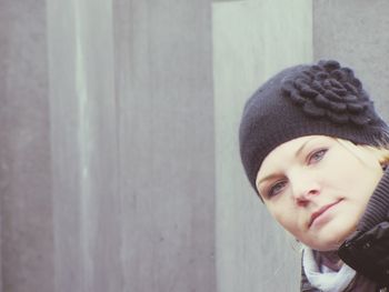 Portrait of young woman