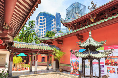 Shrine in city