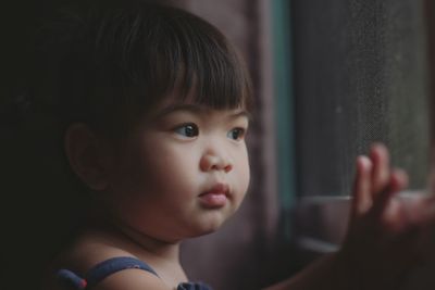 Close-up of cute baby