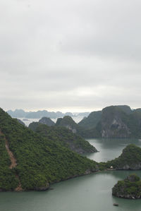 Scenic view of calm sea against sky