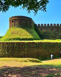 View of fort against the sky