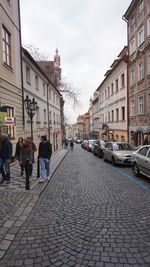 View of city street