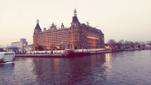 View of buildings at waterfront