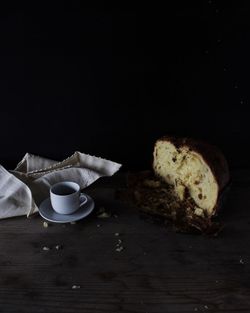 Close-up of food on table