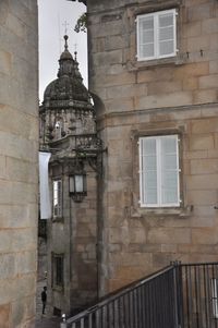 Low angle view of old historic building