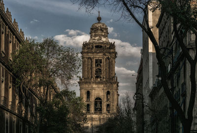 Low angle view of metropolitan cathedral against sky