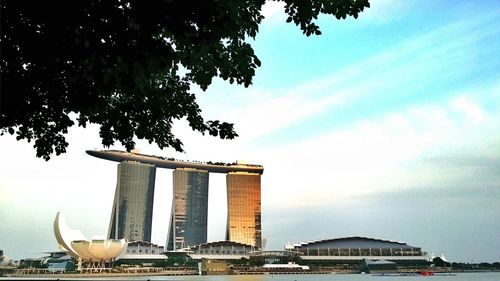 Low angle view of building against sky