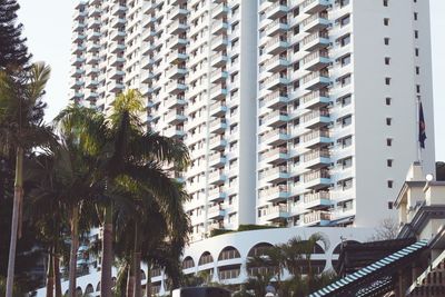 View of skyscrapers in city