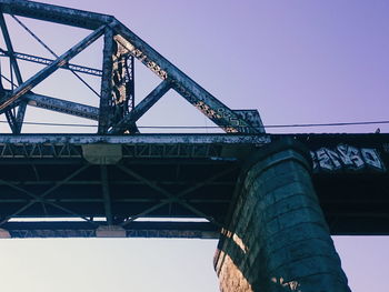 Low angle view of bridge