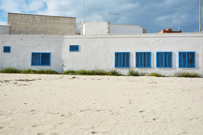 Residential building against sky